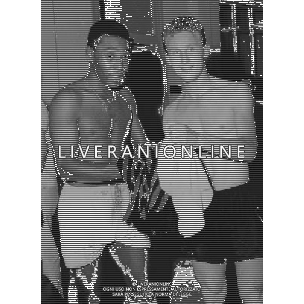 ARCHIVIO GIOVANNI LIVERANI NELLA FOTO GOVANNI TRAPATTONI CON PELE\' AG ALDO LIVERANI SAS