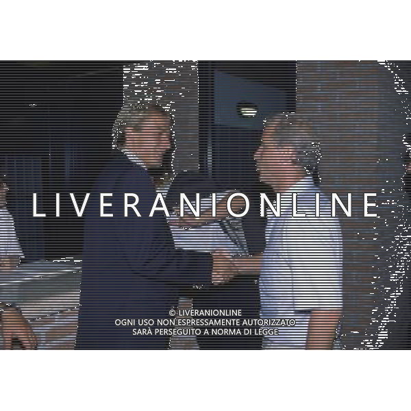 ARCHIVIO LIVERANI NELLA FOTO GIOVANNI TRAPATTONI ALLENATORE INTER CON JURGEN KLINSMANN AG ALDO LIVERANI SAS