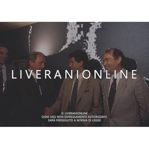 ARCHIVIO LIVERANI NELLA FOTO GIOVANNI TRAPATTONI ALLENATORE INTER CON ERNESTO PELLEGRINI ED ENZO SCIFO AG ALDO LIVERANI SAS