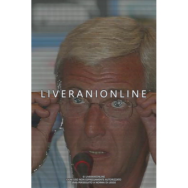 Coverciano (Fi) 04/10/2004 Raduno della Nazionale italiana di Calcio Conferenza stampa di Lippi Marcello Ph Gianni Nucci/Aldo Liverani
