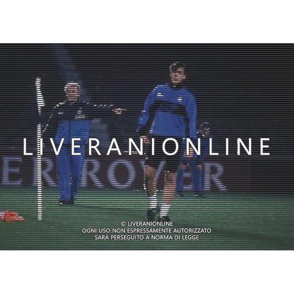 ARCHIVIO LIVERANI NELLA FOTO GIOVANNI TRAPATTONI ALLENATORE INTER CON NICOLA BERTI AG ALDO LIVERANI SAS
