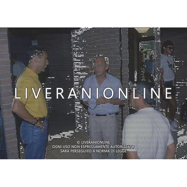 ARCHIVIO LIVERANI NELLA FOTO GIOVANNI TRAPATTONI ALLENATORE INTER CON GIUSEPPE BERGOMI AG ALDO LIVERANI SAS