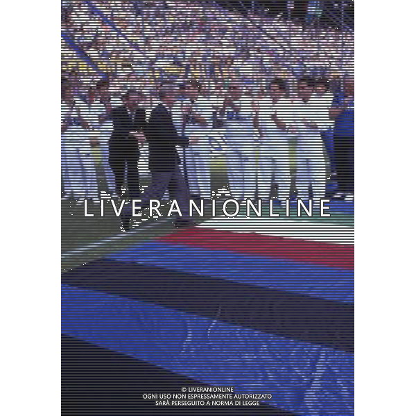 ARCHIVIO LIVERANI NELLA FOTO GIOVANNI TRAPATTONI ALLENATORE INTER VINCE IL 13 SCUDETTO AG ALDO LIVERANI SAS