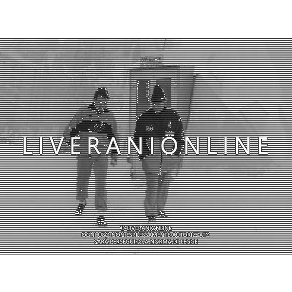 ARCHIVIO LIVERANI NELLA FOTO GIOVANNI TRAPATTONI PERIODO INTER CON LOTHAR MATTHAUS AG ALDO LIVERANI SAS