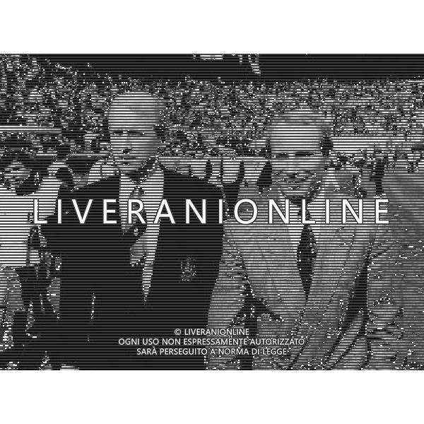 ARCHIVIO LIVERANI NELLA FOTO GIOVANNI TRAPATTONI PERIODO INTER CON BERTI VOGTS AG ALDO LIVERANI SAS