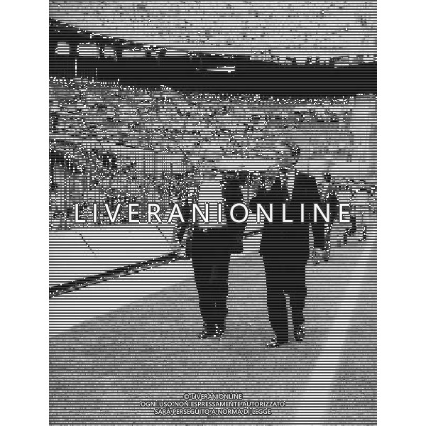 ARCHIVIO LIVERANI NELLA FOTO GIOVANNI TRAPATTONI PERIODO INTER CON CAMILLO CEDRATI AG ALDO LIVERANI SAS