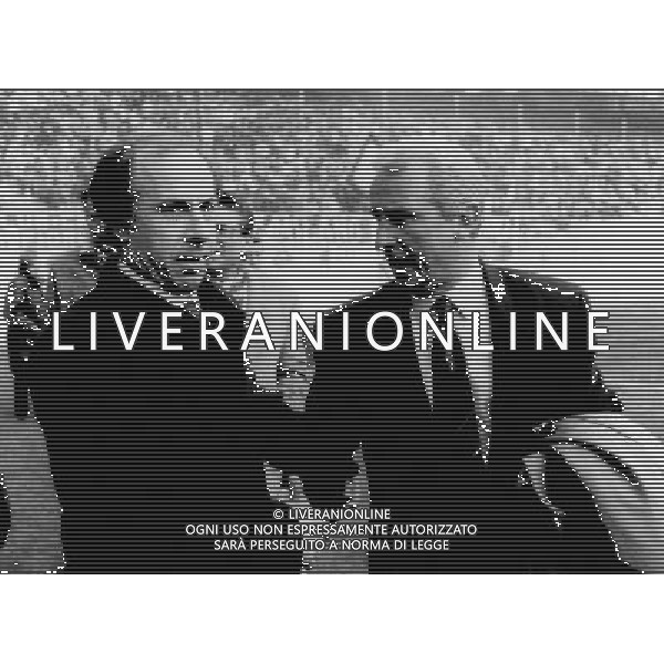 ARCHIVIO LIVERANI NELLA FOTO GIOVANNI TRAPATTONI PERIODO INTER CON FRANCO SCOGLIO AG ALDO LIVERANI SAS