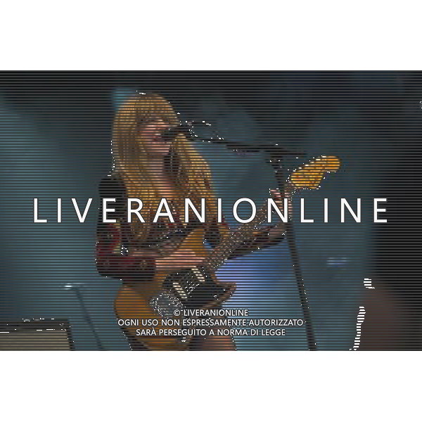California duo Deap Vally perform on the John Peel Stage at Glastonbury Festival, Worthy Farm, Pilton, Glastonbury, Somerset, UK on 30th June 2013. The band consists of Lindsey Troy (guitar) and Julie Edwards (drum) ©Photoshot/AGENZIA ALDO LIVERANI SAS-ITALY ONLY - EDITORIAL USE ONLY