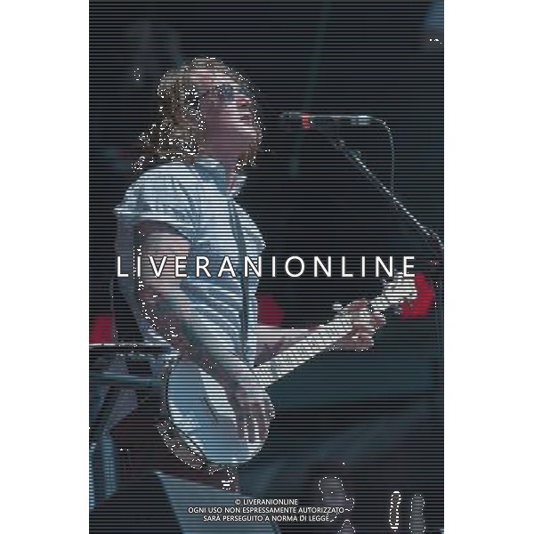 Deaf Havana - James Veck-Gilodi- rhythm guitar, banjo, lead vocals, performing live in concert at ive at Hard Rock Calling 2013 on the Main Stage, Queen Elizabeth Olympic Park, London, United Kingdom Date: 30/06/2013 ©Photoshot/AGENZIA ALDO LIVERANI SAS-ITALY ONLY - EDITORIAL USE ONLY
