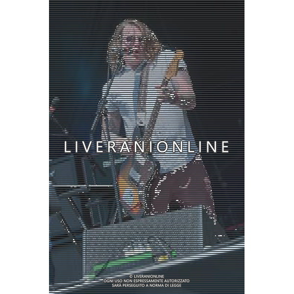 Deaf Havana - James Veck-Gilodi- rhythm guitar, banjo, lead vocals, performing live in concert at ive at Hard Rock Calling 2013 on the Main Stage, Queen Elizabeth Olympic Park, London, United Kingdom Date: 30/06/2013 ©Photoshot/AGENZIA ALDO LIVERANI SAS-ITALY ONLY - EDITORIAL USE ONLY