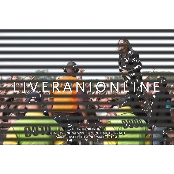 30 Seconds to Mars perform on the Main Stage at Download Music Festival, Castle Donington, UK, on 16th June 2013. Pictured here Jared Leto ©Photoshot/AGENZIA ALDO LIVERANI SAS-ITALY ONLY - EDITORIAL USE ONLY