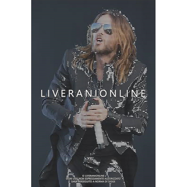30 Seconds to Mars perform on the Main Stage at Download Music Festival, Castle Donington, UK, on 16th June 2013. Pictured here Jared Leto ©Photoshot/AGENZIA ALDO LIVERANI SAS-ITALY ONLY - EDITORIAL USE ONLY