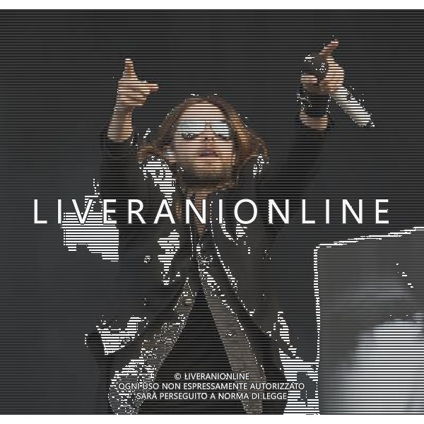 30 Seconds to Mars perform on the Main Stage at Download Music Festival, Castle Donington, UK, on 16th June 2013. Pictured here Jared Leto ©Photoshot/AGENZIA ALDO LIVERANI SAS-ITALY ONLY - EDITORIAL USE ONLY