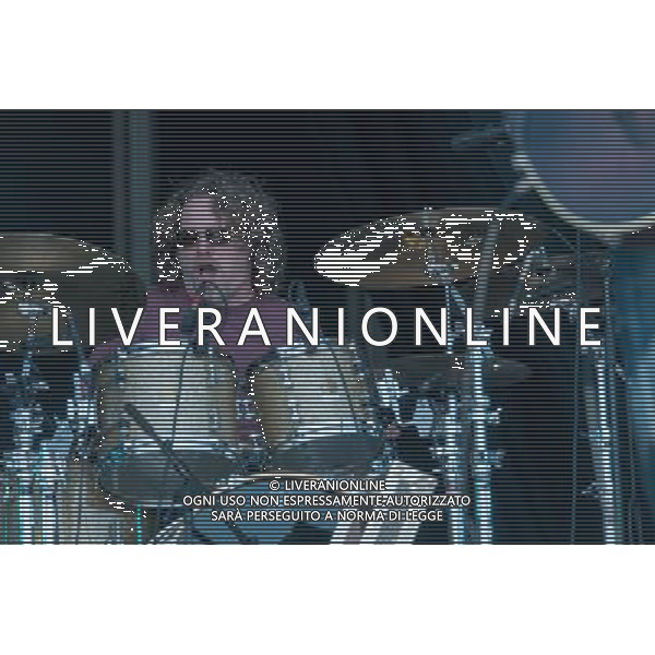 Zac Brown Band - Chris Fryar (drums) performing live in concert at ive at Hard Rock Calling 2013 on the Main Stage, Queen Elizabeth Olympic Park, London, United Kingdom Date: 30/06/2013 ag aldo liverani sas only italy