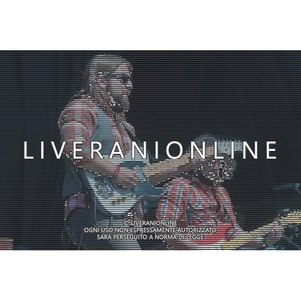 Zac Brown Band - Coy Bowles (guitar, keyboards) performing live in concert at ive at Hard Rock Calling 2013 on the Main Stage, Queen Elizabeth Olympic Park, London, United Kingdom Date: 30/06/2013 ag aldo liverani sas only italy