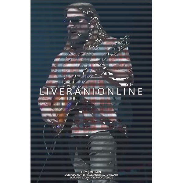 Zac Brown Band - Coy Bowles (guitar, keyboards) performing live in concert at ive at Hard Rock Calling 2013 on the Main Stage, Queen Elizabeth Olympic Park, London, United Kingdom Date: 30/06/2013 ag aldo liverani sas only italy