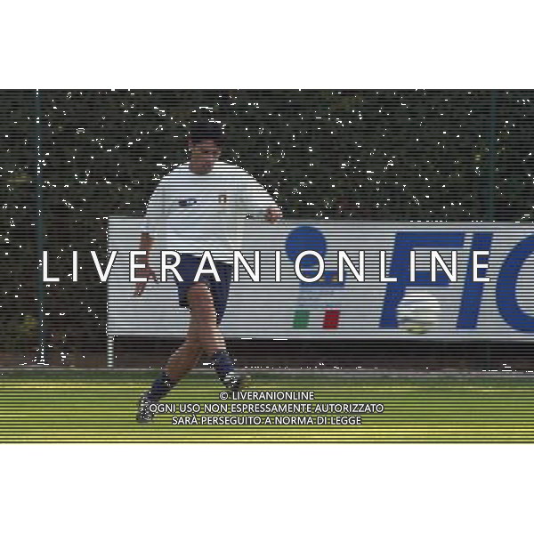 Coverciano (Fi) 04/10/2004 Raduno e allenamento della Nazionale italiana di Calcio nella foto mauro esposito Ph Gianni Nucci/Aldo Liverani