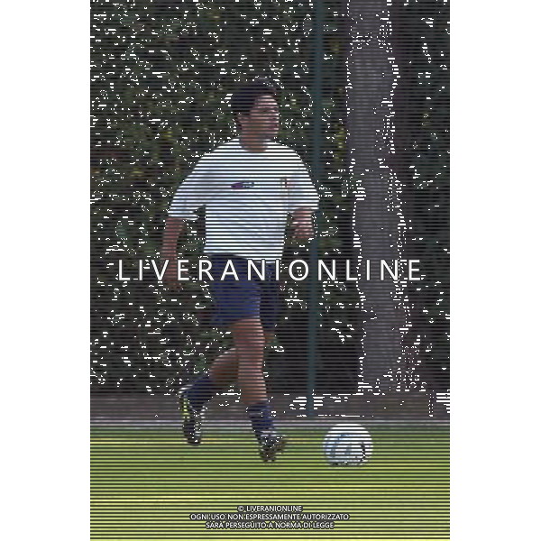 Coverciano (Fi) 04/10/2004 Raduno e allenamento della Nazionale italiana di Calcio nella foto mauro esposito Ph Gianni Nucci/Aldo Liverani