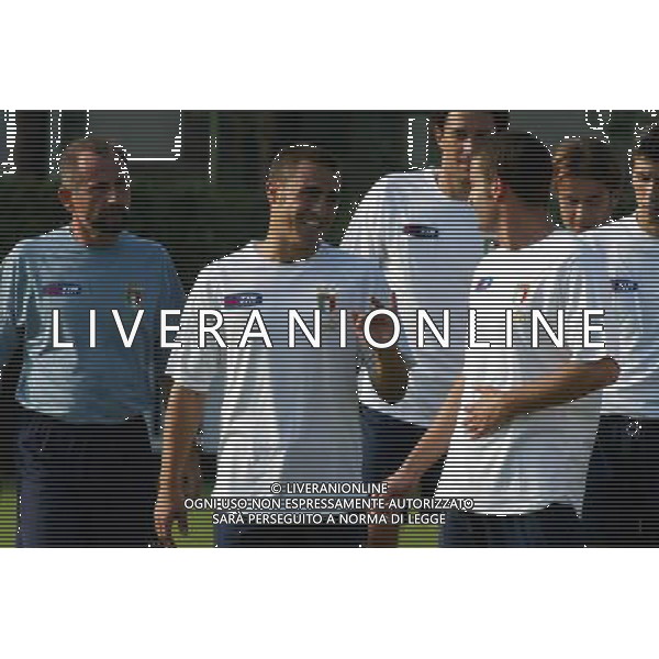 Coverciano (Fi) 04/10/2004 Raduno e allenamento della Nazionale italiana di Calcio nella foto fabio cannavaro Ph Gianni Nucci/Aldo Liverani