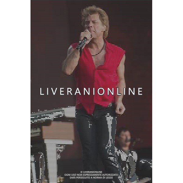 Bon Jovi headline The British Summer Time gig at Hyde Park, London, England, UK on 5th July 2013. The band consists of Jon Bon Jovi (lead vocals/guitar), David Bryan (keyboards), Hugh McDonald (bass) and Tico Torres (drums). AG ALDO LIVERANI S.A.S./ITALY ONLY - EDITORIAL USE ONLY