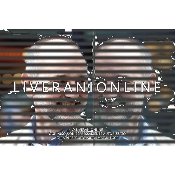 Artist and President of the Royal Academy of Arts, Christopher Le Brun poses for a photograph during a photocall alongside the new, large-scale sculpture he has created for the City of London in London Britain 04 July 2013. AG ALDO LIVERANI SAS ONLY ITALY