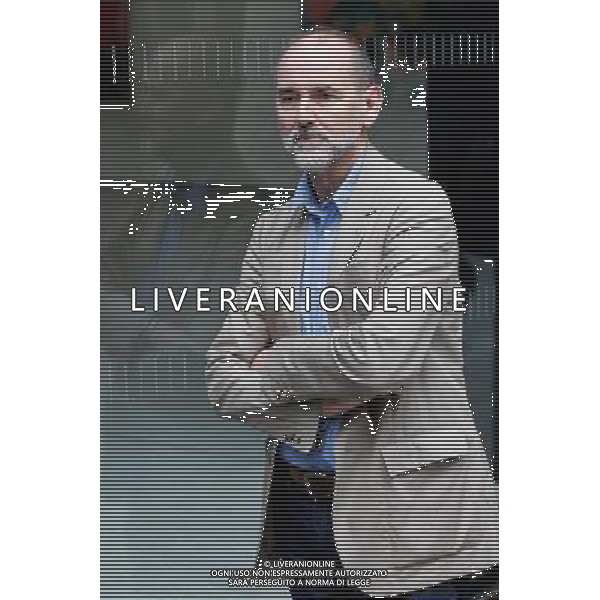 Artist and President of the Royal Academy of Arts, Christopher Le Brun poses for a photograph during a photocall alongside the new, large-scale sculpture he has created for the City of London in London Britain 04 July 2013. AG ALDO LIVERANI SAS ONLY ITALY