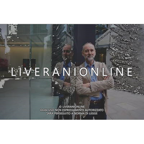 Artist and President of the Royal Academy of Arts, Christopher Le Brun poses for a photograph during a photocall alongside the new, large-scale sculpture he has created for the City of London in London Britain 04 July 2013. AG ALDO LIVERANI SAS ONLY ITALY