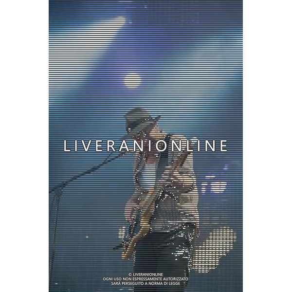 Mumford and Sons headline a one day festival, Gentlemen of the Road, at the Queen Elizabeth Park in Stratford. The show was part of their Summer Stampede 2013 tour. Picture shows Ted Dwayne. AG ALDO LIVERANI SAS ONLY ITALY