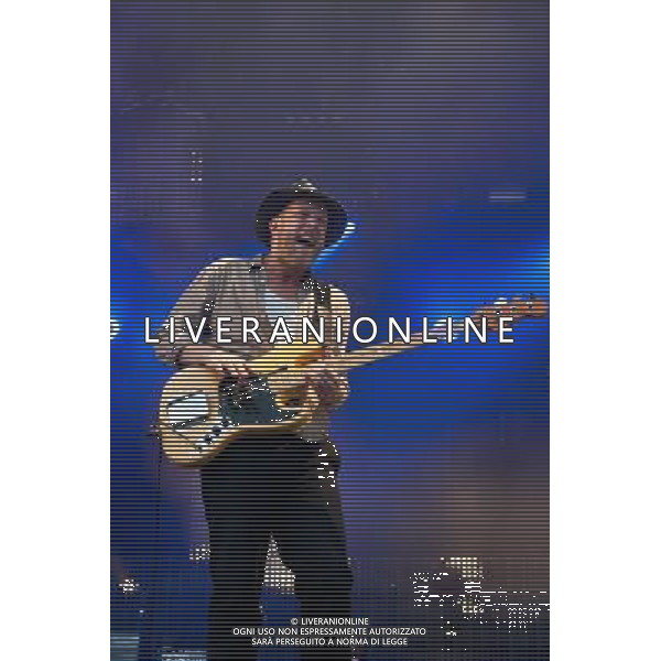 Mumford and Sons headline a one day festival, Gentlemen of the Road, at the Queen Elizabeth Park in Stratford. The show was part of their Summer Stampede 2013 tour. Picture shows Ted Dwayne. AG ALDO LIVERANI SAS ONLY ITALY