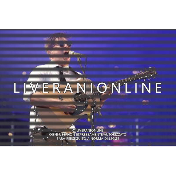 Mumford and Sons perform live at Summer Stampede in Queen Elizabeth Olympic Park, London on 6th July 2013. Photographer: Burak Cingi / Retna Pictures - *World Rights* 