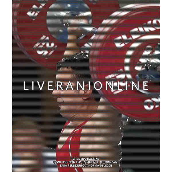 (130710) -- KAZAN, July 10, 2013 () -- Firidun Guliyev of Azerbaijan competes during the men\'s 69kg weightlifting final at the 27th Summer Universiade in Kazan Russia, July 9, 2013. Guliyev achieved the gold medal with 323kg in total. (/Li Ying) ©PHOTOSHOT/AGENZIA ALDO LIVERANI SAS - ITALY ONLY - EDITORIAL USE ONLY