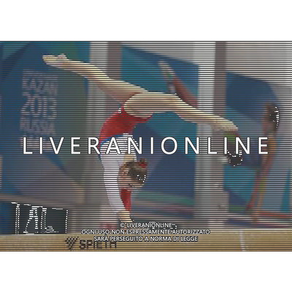 (130711) -- KAZAN, July 11, 2013 () -- Aliya Mustafina of Russia competes during the women\'s balance beam final at the 27th Summer Universiade in Kazan, Russia, July 10, 2013. Mustafina won the silver medal with 14.525 points. (/Ren Yuan) (jyc) ©photoshot/AGENZIA ALDO LIVERANI SAS - ITALY ONLY - EDITORIAL USE ONLY