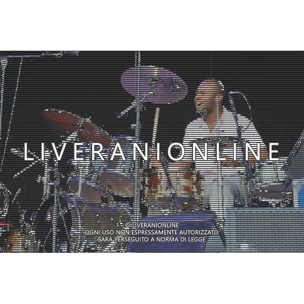 Love Supreme Jazz Festival at Glynde near Lewes, East Sussex. Soweto Kinch jazz alto saxophonist and rapper performs on the main stage. /AGENZIA ALDO LIVERANI SAS-ITALY ONLY - EDITORIAL USE ONLY