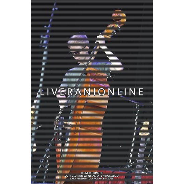 Love Supreme Jazz Festival at Glynde near Lewes, East Sussex. Soweto Kinch jazz alto saxophonist and rapper performs on the main stage. /AGENZIA ALDO LIVERANI SAS-ITALY ONLY - EDITORIAL USE ONLY