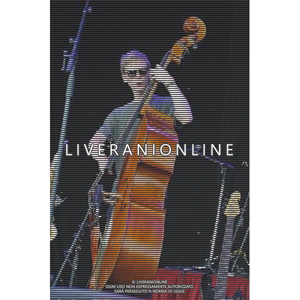 Love Supreme Jazz Festival at Glynde near Lewes, East Sussex. Soweto Kinch jazz alto saxophonist and rapper performs on the main stage. /AGENZIA ALDO LIVERANI SAS-ITALY ONLY - EDITORIAL USE ONLY