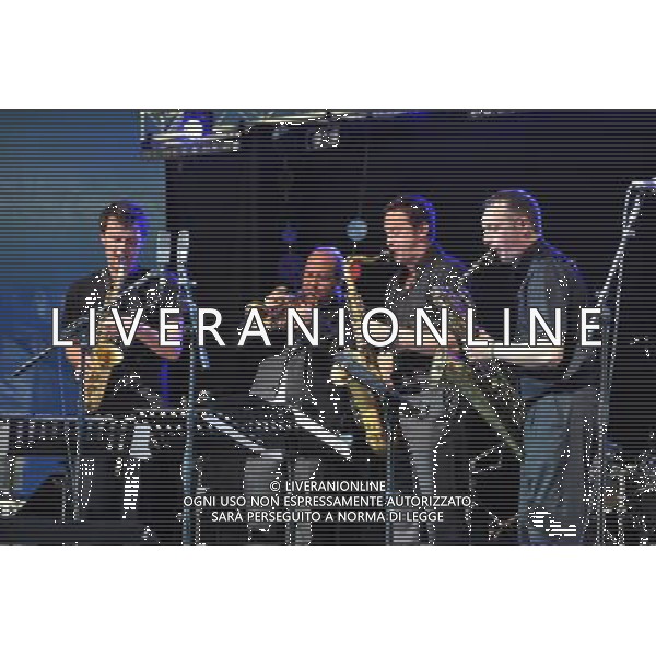 Love Supreme Jazz Festival at Glynde near Lewes, East Sussex. Brass Jaw live on The Arena stage band members include: Ryan Quigley Paul Towndrow Konrad Wiszniewski Allon Beauvoisin /AGENZIA ALDO LIVERANI SAS-ITALY ONLY - EDITORIAL USE ONLY