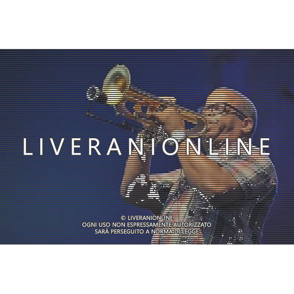 Love Supreme Jazz Festival at Glynde near Lewes, East Sussex. Terence Blanchard (Terence Oliver Blanchard) is an American jazz trumpeter, bandleader, composer, arranger, and film score composer. /AGENZIA ALDO LIVERANI SAS-ITALY ONLY - EDITORIAL USE ONLY