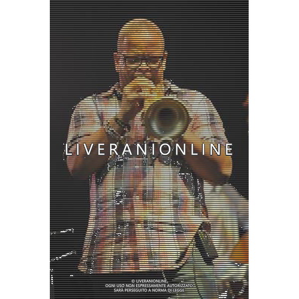 Love Supreme Jazz Festival at Glynde near Lewes, East Sussex. Terence Blanchard (Terence Oliver Blanchard) is an American jazz trumpeter, bandleader, composer, arranger, and film score composer. /AGENZIA ALDO LIVERANI SAS-ITALY ONLY - EDITORIAL USE ONLY
