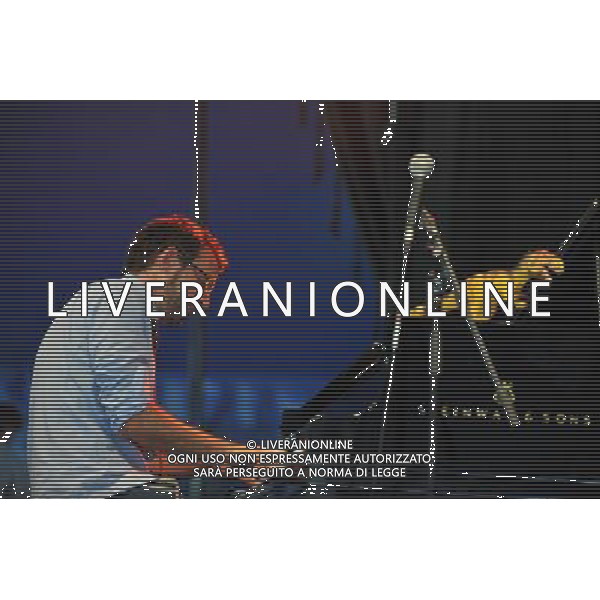 Love Supreme Jazz Festival at Glynde near Lewes, East Sussex. Neil Cowley Trio consists of band members: Neil Cowley (Piano) Rex Horan (Bass) Evan Jenkins (Drums) /AGENZIA ALDO LIVERANI SAS-ITALY ONLY - EDITORIAL USE ONLY