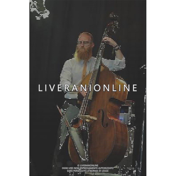 Love Supreme Jazz Festival at Glynde near Lewes, East Sussex. Neil Cowley Trio consists of band members: Neil Cowley (Piano) Rex Horan (Bass) Evan Jenkins (Drums) /AGENZIA ALDO LIVERANI SAS-ITALY ONLY - EDITORIAL USE ONLY