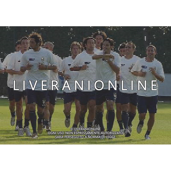 Coverciano 04/10/2004 Raduno della Nazionale Nella foto: Un momento dell\'allenamento.* Ph Gianni Nucci/Aldo Liverani