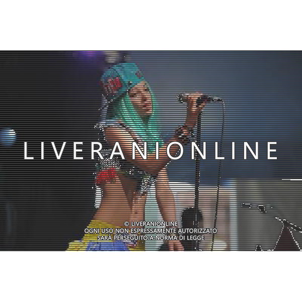 Love Supreme Jazz Festival at Glynde near Lewes, East Sussex. Kitten And The Hip pictured. Kitten Quinn vocals and Ashley Slater on brass. /AGENZIA ALDO LIVERANI SAS-ITALY ONLY - EDITORIAL USE ONLY