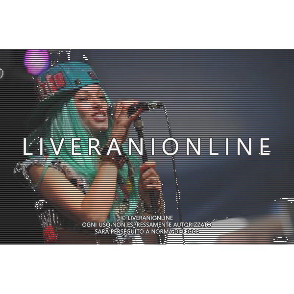 Love Supreme Jazz Festival at Glynde near Lewes, East Sussex. Kitten And The Hip pictured. Kitten Quinn vocals and Ashley Slater on brass. /AGENZIA ALDO LIVERANI SAS-ITALY ONLY - EDITORIAL USE ONLY
