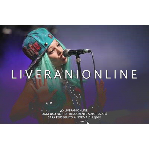 Love Supreme Jazz Festival at Glynde near Lewes, East Sussex. Kitten And The Hip pictured. Kitten Quinn vocals and Ashley Slater on brass. /AGENZIA ALDO LIVERANI SAS-ITALY ONLY - EDITORIAL USE ONLY