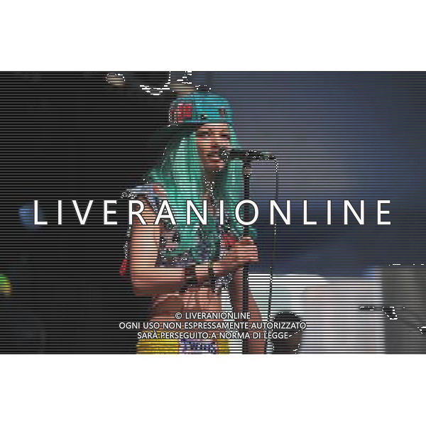 Love Supreme Jazz Festival at Glynde near Lewes, East Sussex. Kitten And The Hip pictured. Kitten Quinn vocals and Ashley Slater on brass. /AGENZIA ALDO LIVERANI SAS-ITALY ONLY - EDITORIAL USE ONLY