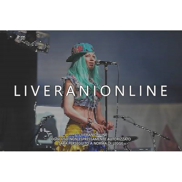 Love Supreme Jazz Festival at Glynde near Lewes, East Sussex. Kitten And The Hip pictured. Kitten Quinn vocals and Ashley Slater on brass. /AGENZIA ALDO LIVERANI SAS-ITALY ONLY - EDITORIAL USE ONLY