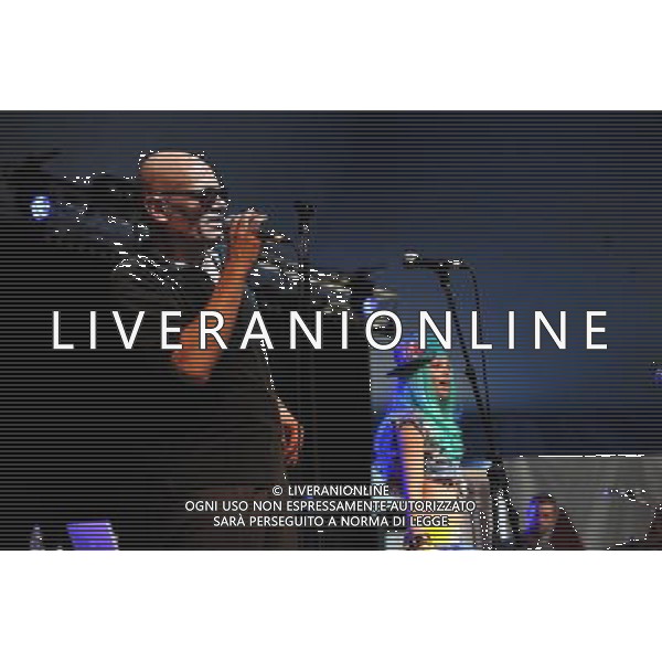 Love Supreme Jazz Festival at Glynde near Lewes, East Sussex. Kitten And The Hip pictured. Kitten Quinn vocals and Ashley Slater on brass. /AGENZIA ALDO LIVERANI SAS-ITALY ONLY - EDITORIAL USE ONLY