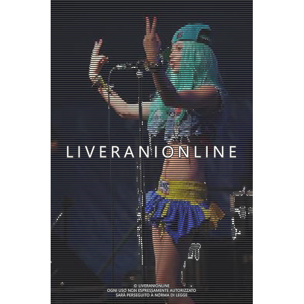 Love Supreme Jazz Festival at Glynde near Lewes, East Sussex. Kitten And The Hip pictured. Kitten Quinn vocals and Ashley Slater on brass. /AGENZIA ALDO LIVERANI SAS-ITALY ONLY - EDITORIAL USE ONLY