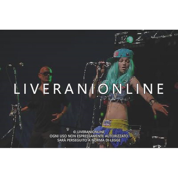 Love Supreme Jazz Festival at Glynde near Lewes, East Sussex. Kitten And The Hip pictured. Kitten Quinn vocals and Ashley Slater on brass. /AGENZIA ALDO LIVERANI SAS-ITALY ONLY - EDITORIAL USE ONLY