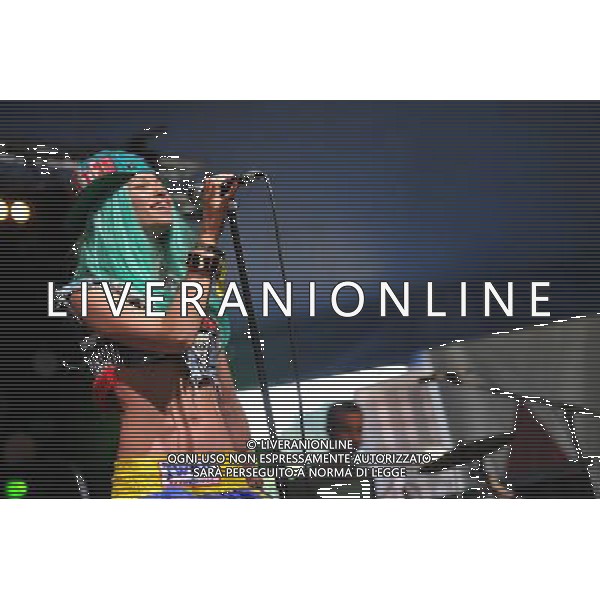 Love Supreme Jazz Festival at Glynde near Lewes, East Sussex. Kitten And The Hip pictured. Kitten Quinn vocals and Ashley Slater on brass. /AGENZIA ALDO LIVERANI SAS-ITALY ONLY - EDITORIAL USE ONLY